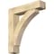 Ekena Millwork Thorton Block Rough Sawn Bracket w/ Offset Brace, Douglas Fir, 8"W x 36"D x 40"H BKT0806X36X40THR05RDF - alternate 1